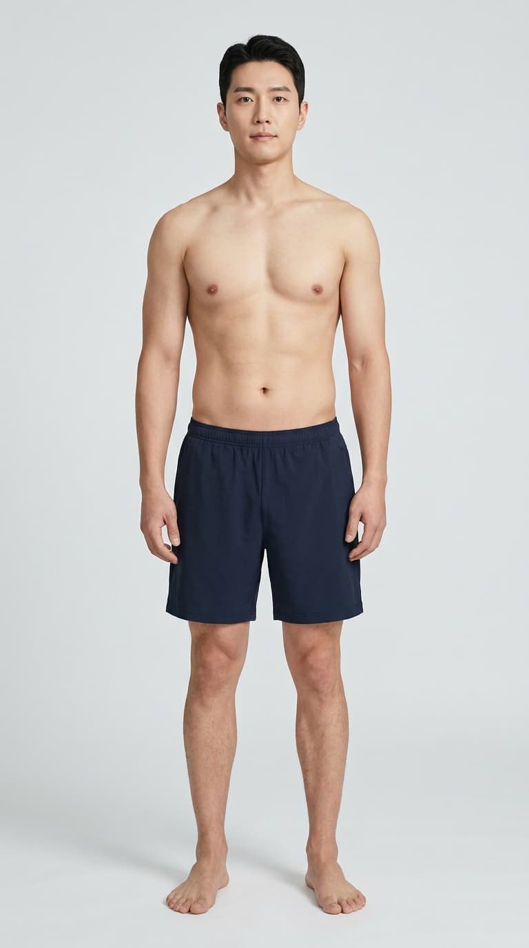 Male physique representative of 18–24% body fat