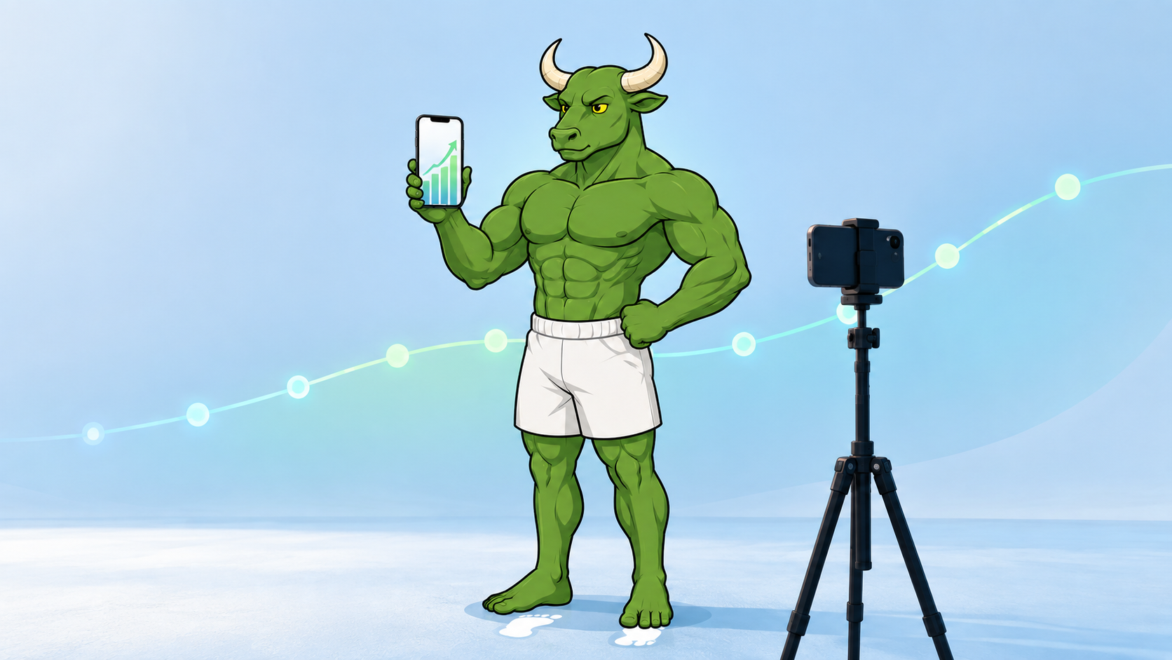 Green Guy taking a weekly body composition check-in on his path through a 90-day plan