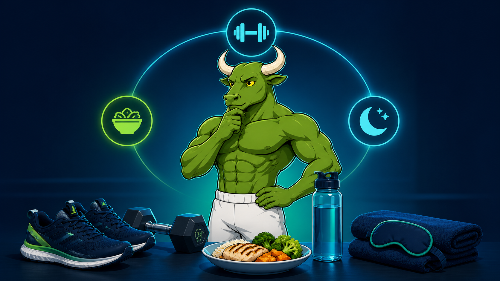 Green Bull connecting training, nutrition, and recovery in one fitness system