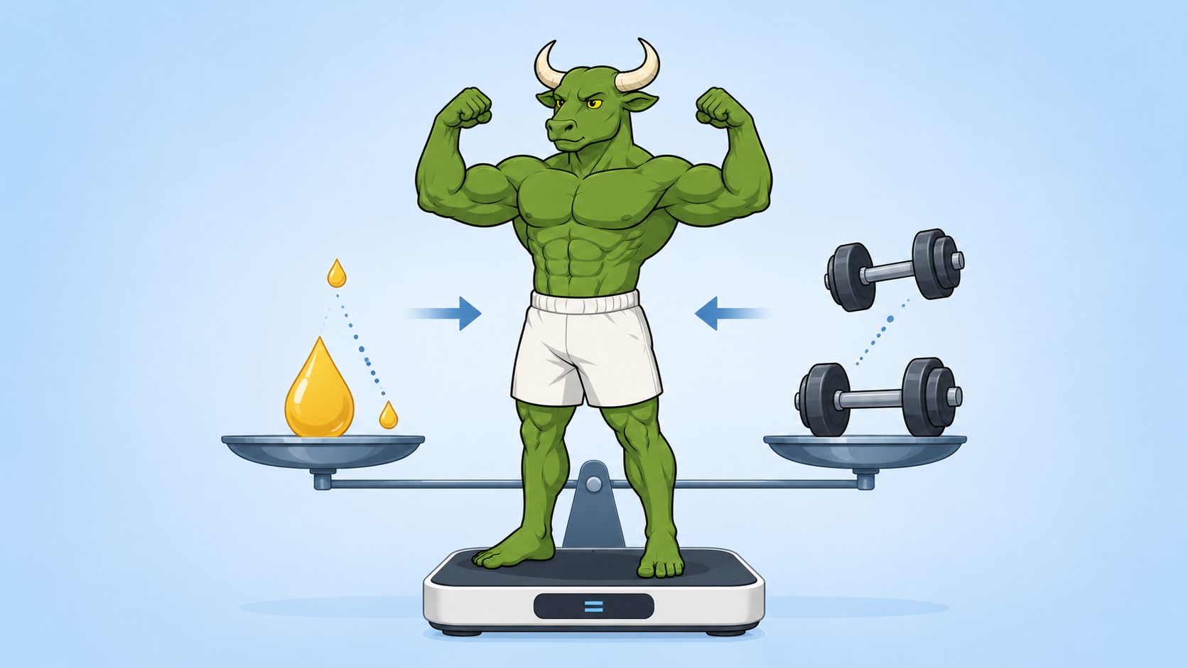Green Guy on a balanced scale — Reset90 best body recomposition apps in 2026
