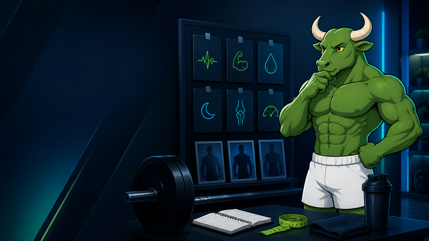 Green Bull reviewing strength, measurement, and progress-photo signs of muscle growth